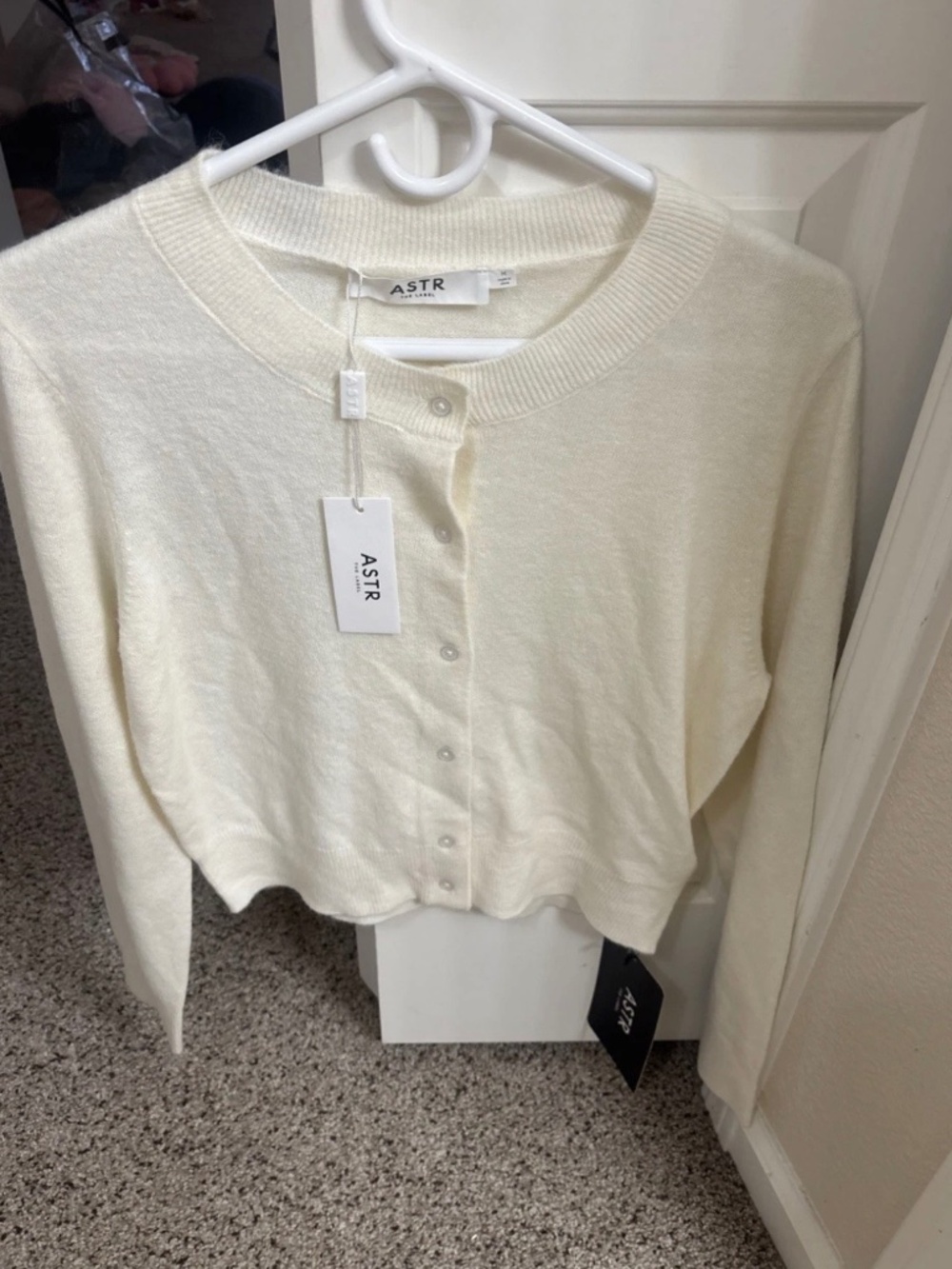 Astr the label, long sleeved sweater New with the tags size medium